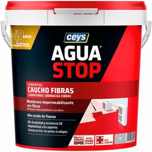 Waterdicht makend Ceys Aguastop Grijs Natuurlijk rubber 5 kg