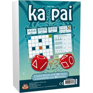 White Goblin Games Ka Pai Scoreblok - 80 vellen voor het populaire dobbelspel - Geschikt voor eindeloos speelplezier!