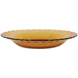 Diep bord Duralex Picardie Kristal Amber (ø 23 x 3,5 cm) - 23 cm Soepbord Parijs