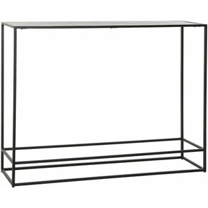 Console DKD Home Decor 110 x 25 x 84 cm Zwart Gouden Aluminium Plastic