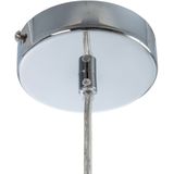 Plafondlamp Kristal Metaal Zilver 20 x 20 x 120 cm