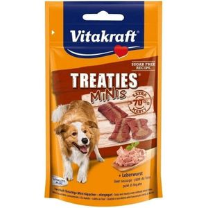 VITAKRAFT Treaties Minis with liver - hondensnack  - 48 g