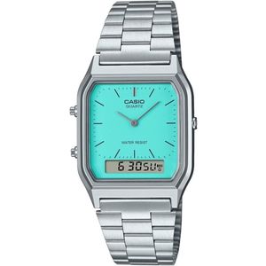 Horloge Uniseks Casio COLLECTION ANA-DIGIT Zilverkleurig