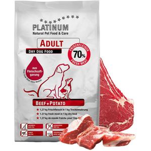Voer Platinum Adult Beef + Potato Volwassen Kalfsvlees 5 kg