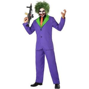 Kostuums voor Volwassenen Joker Paars Moordenaar (3 Onderdelen) Maat XS/S