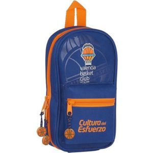 Etui Valencia Basket Blauw Oranje (33 Onderdelen)