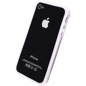 Xccess Hard Bumper Case Apple iPhone 4/4S White/Transparent