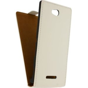 Mobilize Ultra Slim Flip Case Sony Xperia C White