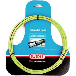 Hydraulische leiding Elvedes met PTFE voering en kevlar protectie - groen (3 meter op kaart)