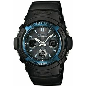 Horloge Heren Casio AWG-M100A-1AER Blauw Zwart (Ø 52 mm)