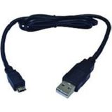 USB-kabel DURACELL USB5013A 1 m Zwart (1 Stuks)