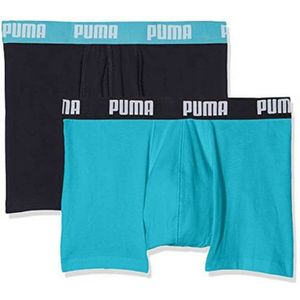 Heren Boxer Shorts Puma BASIC Blauw Maat S