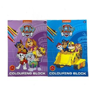 Paw Patrol A4 Kleurboek + Stickers Assorti