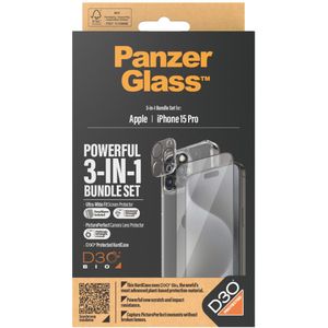 Schermbeschermer voor mobiel Panzer Glass B1173+2810 Apple iPhone 15 Pro
