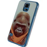 Xccess Metal Plate Cover Samsung Galaxy S5/S5 Plus/S5 Neo Funny Gorilla