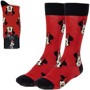 Sokken Minnie Mouse Rood (36-38)