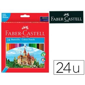 Kleurpotloden Faber-Castell 120124 Multicolour 24 Onderdelen (24 Onderdelen)