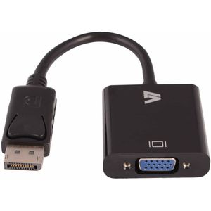 Adapter DisplayPort naar VGA V7 CBLDPVGA-1E  Zwart