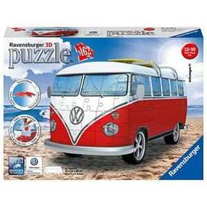 Volkswagen Bus T1 3D Puzzel (162 Stukjes, Avontuurlijk Thema)