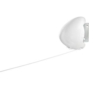 Leifheit wanddrooglijn Rollfix Single 80 Longline - 8 m drooglengte - ophangbaar - wit