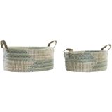 Basket spelset DKD Home Decor Tropisch (45 x 35 x 18 cm)