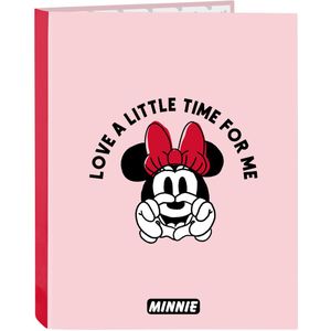 Ringmap Minnie Mouse Me time Roze A4 (26.5 x 33 x 4 cm)