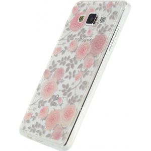 Xccess TPU/PC Case Samsung Galaxy A7 Transparent/Floral Rose
