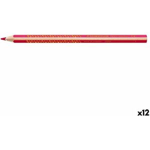 Kleurpotloden Staedtler Jumbo Noris Roze (12 Stuks)