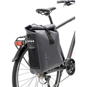 Fietstas New Looxs Varo Single 20 liter 28 x 43 x 17 cm - grijs