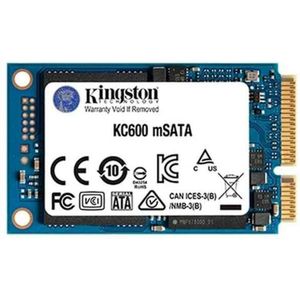 Hard Drive Kingston SKC600MS TLC 3D mSATA SSD Inhoud 512 GB