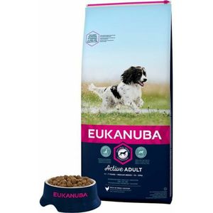 Voer Eukanuba  Volwassen Kip 15 kg