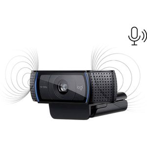 Logitech Hd Pro C920 webcam 3 MP 1920 x 1080 Pixels USB 2.0 Zwart