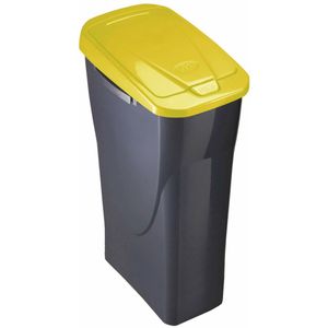 Recycling prullenbak Mondex Ecobin Geel Met deksel 25 L