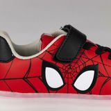 Sportschoenen met LED Spider-Man Velcro Rood Schoenmaat 29