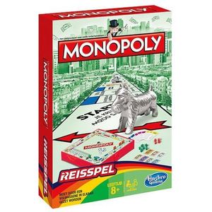 Hasbro Reis Monopoly - Compacte versie voor 2-4 spelers vanaf 8 jaar