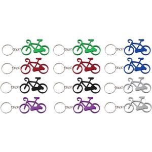 Sleutelhanger aluminium fiets (12 stuks)