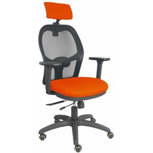Bureaustoel met hoofdsteun P&C B3DRPCR Donker oranje