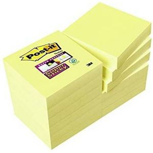 Zelfklevende briefjes Post-it Super Sticky 47,6 x 47,6 mm Geel 12 Stuks