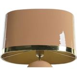 Bureaulamp DKD Home Decor Roze Gouden Metaal Ijzer 50 W (37 x 21 x 52 cm)