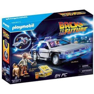 Playset Action Racer Back to the Future DeLorean Playmobil 70317