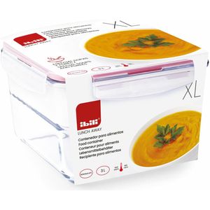 Voedselopslagcontainer Ibili XL 754833 Borosilicaatglas 3 L