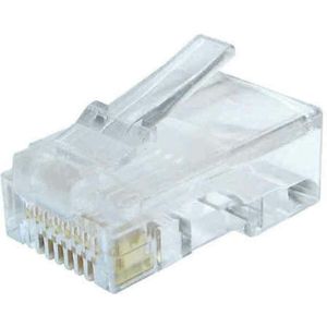 Cablexpert RJ45 krimp connectoren voor CAT6 UTP installatiekabel - 100 stuks