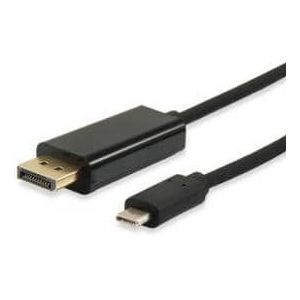 Equip 133467 USB Type-C to DisplayPort Cable, Male/ Male, Straight, 1.8 m, Black