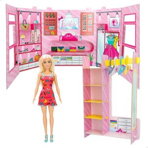 Playset Barbie Fashion Boutique 9 Onderdelen 6,5 x 29,5 x 3,5 cm