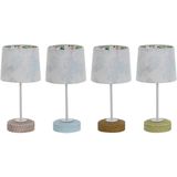 Bureaulamp DKD Home Decor Keramisch 16 x 16 x 33 cm Multicolour 220 V 25 W 4 Onderdelen