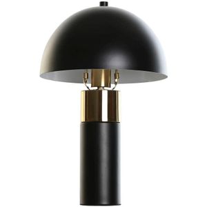 Bureaulamp DKD Home Decor Zwart Gouden Metaal 220 V 50 W 24 x 24 x 37 cm