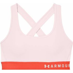 Sportbeha Under Armour Mid Crossback Roze Maat S