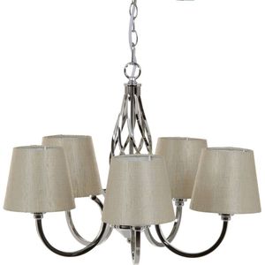 Plafondlamp 36 x 36 x 110 cm Metaal Zilver