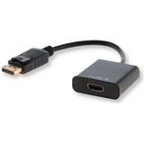 Savio CL-55 video kabel adapter 0,2 m DisplayPort HDMI Type A (Standaard) Zwart