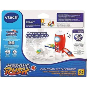 Knikkerset Vtech Marble Rush - Expansion Kit Electronic - Raket Circuit Baan met Hellingen 3 Onderdelen + 4 Jaar